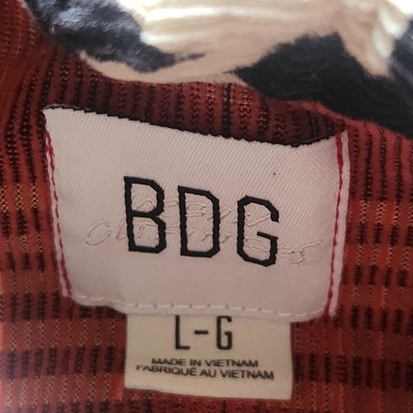 Patchwork Cropped Western Shirt Mushroom Whimsy Indie Grunge Folk Woodland - Picture 9 of 14